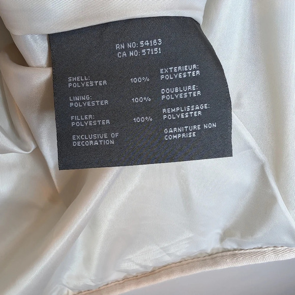 MARC New  York Cream Beige Quilted Zip Up Collared Vest Woman Medium - Picture 4 of 10